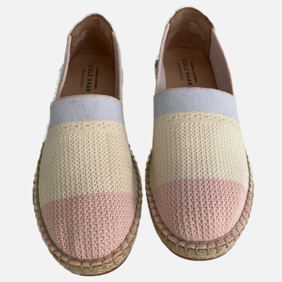 Cole Haan Women’s Cloudfeel Espadrille Shoes Loafers Size 8.5 Knit Suede Comfort - Picture 2 of 14